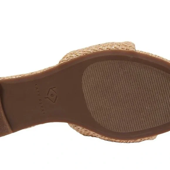 Katy Perry Collections Tan Woven Bow Sandals - Picture 7 of 8